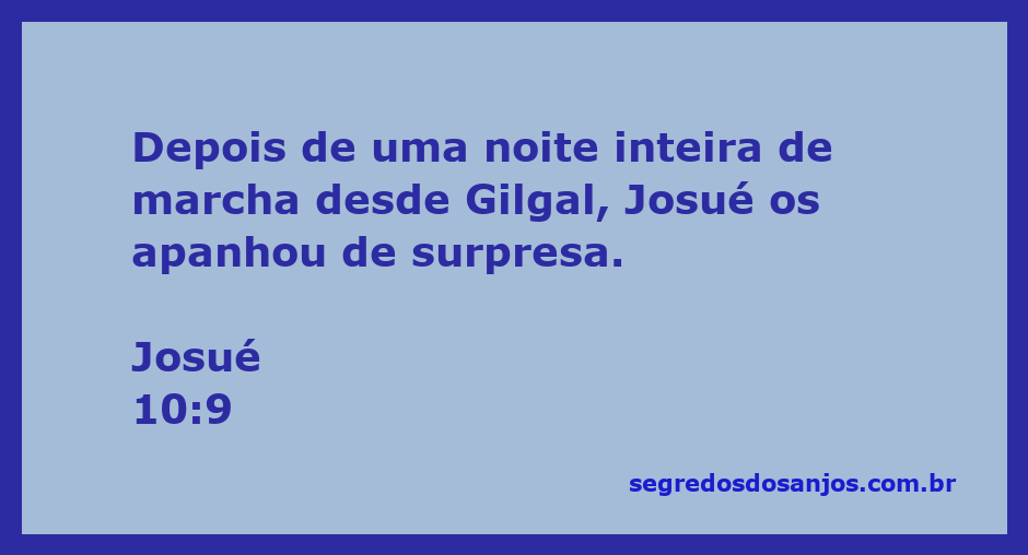Ilustração da batalha entre os amonitas e as tribos de Israel, representando a passagem de Josué 10:9.