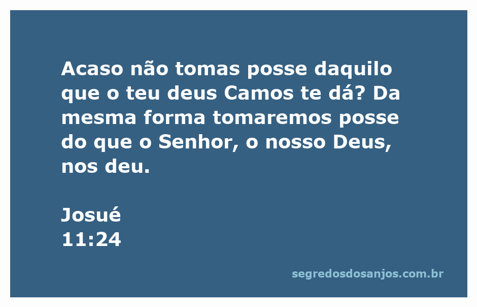 Imagem representativa da passagem de Josué 11:24, mostrando a confiança em Deus e a posse das promessas divinas.
