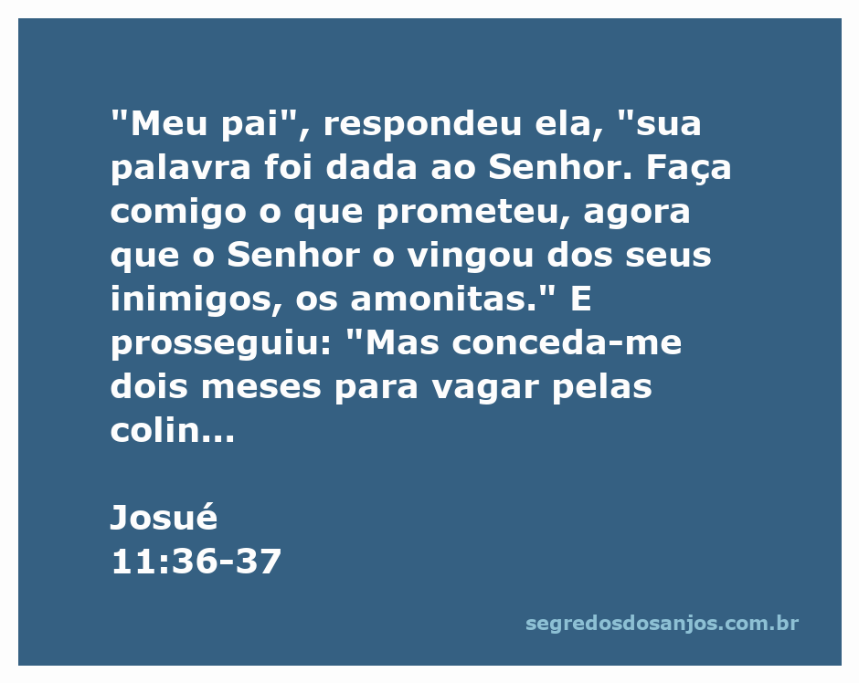 Uma ilustração de uma mulher em uma colina, chorando e se despedindo de suas amigas, representando a passagem de Josué 11:36-37.