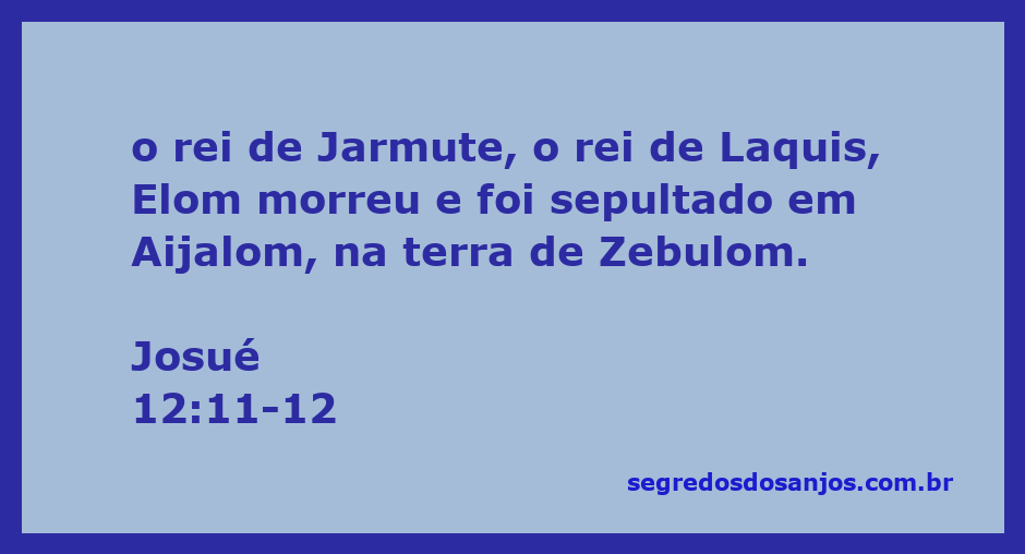 Representação dos reis derrotados por Josué, incluindo o rei de Jarmute e o rei de Laquis, com menção ao sepultamento em Aijalom.