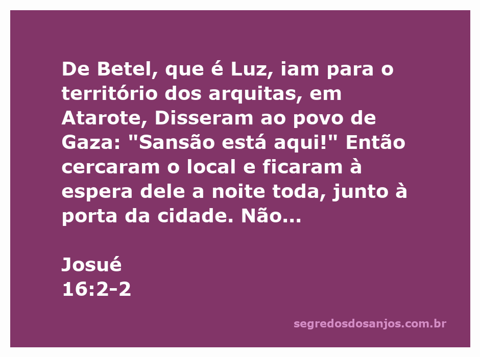 Cenas da cidade de Gaza onde Sansão foi cercado durante a noite, conforme descrito em Josué 16:2.