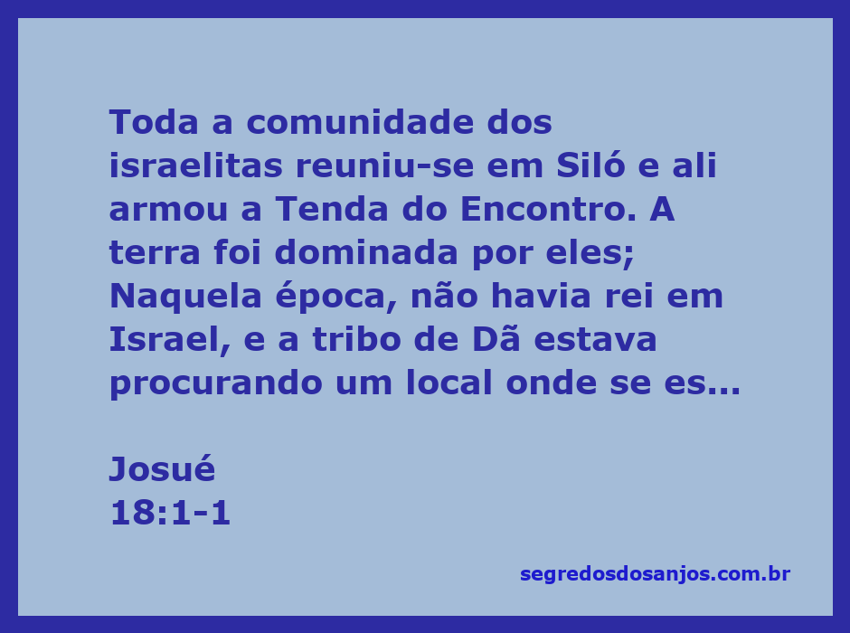 Reunião da comunidade israelita em Siló, com a Tenda do Encontro ao fundo.