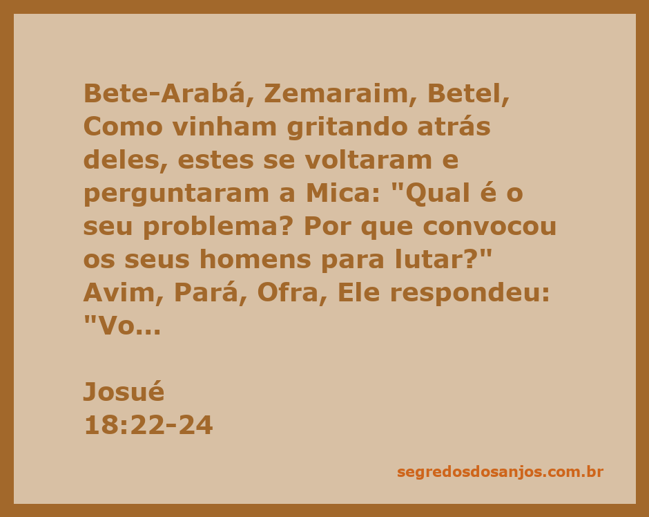 Mapa das cidades mencionadas em Josué 18:22-24, incluindo Bete-Arabá, Zemaraim, Betel e outras localidades.