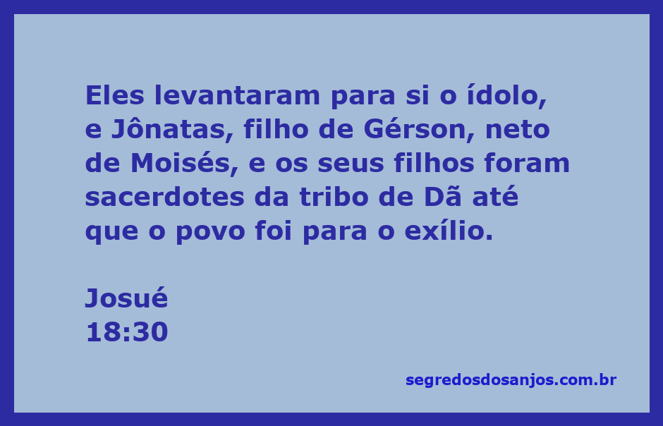 Imagem representativa de Josué 18:30, com destaque para a tribo de Dã e a figura de Jônatas, filho de Gérson.