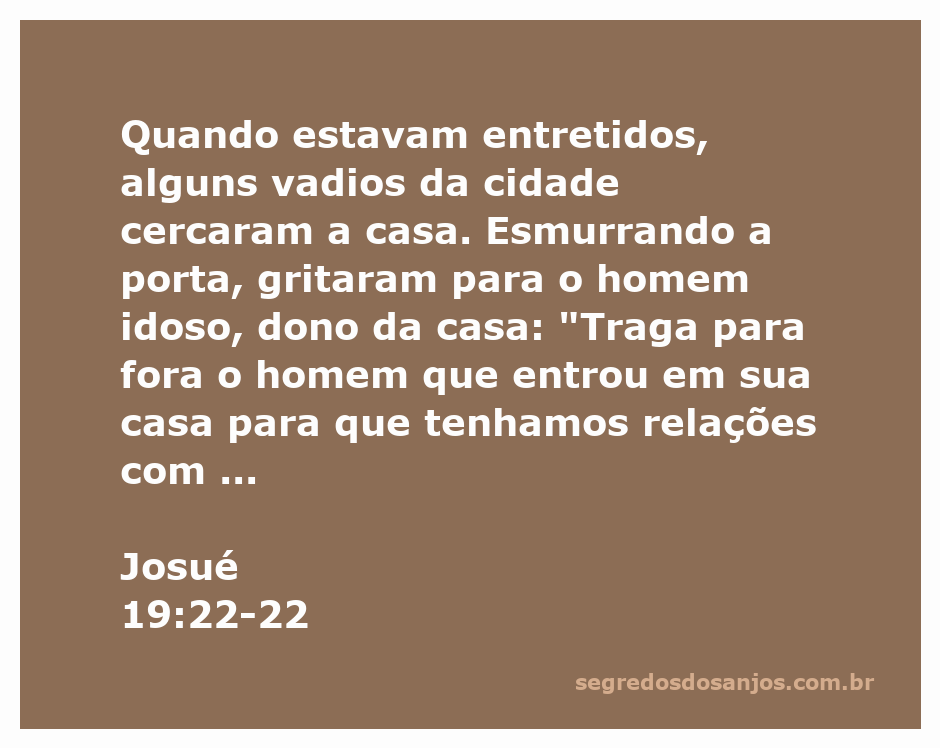 Ilustração do versículo de Josué 19:22-22, mostrando a cena de uma cidade cercada e a tensão na porta de uma casa.