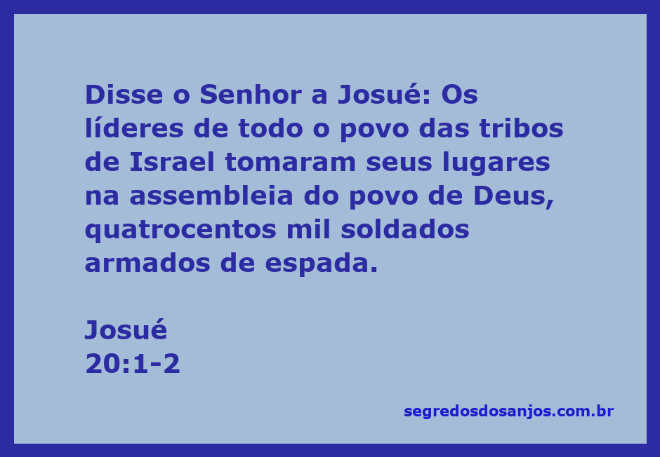 Imagem de Josué liderando os soldados de Israel, conforme descrito em Josué 20:1-2.
