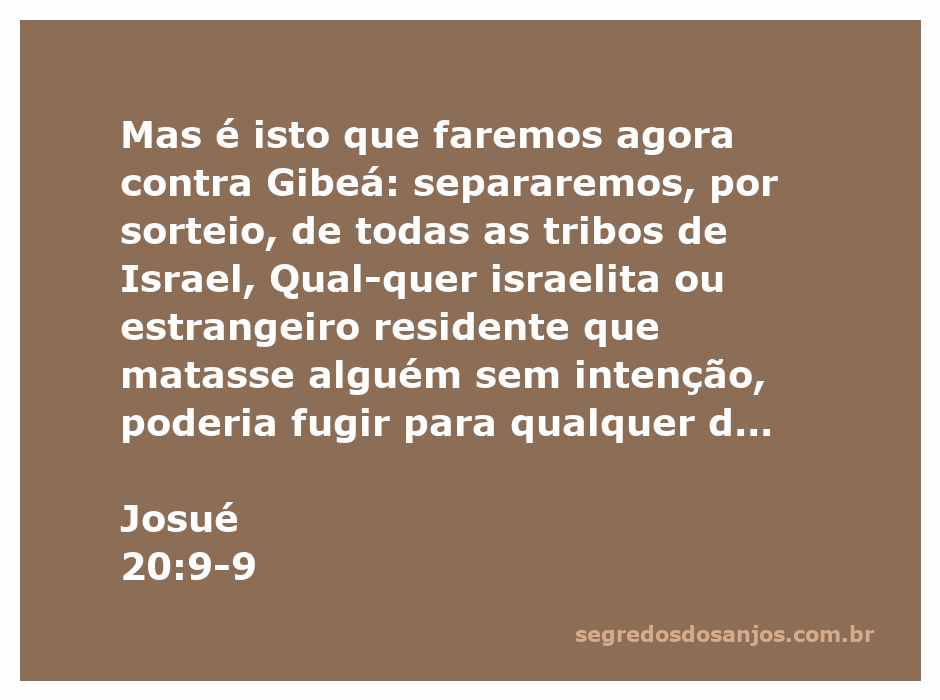 Ilustração da cidade de Gibeá, representando um refúgio para aqueles que cometem homicídio involuntário, conforme Josué 20:9.