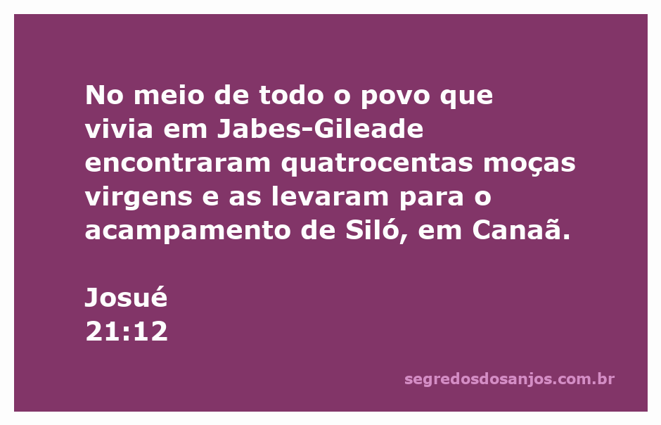 Moças virgens de Jabes-Gileade sendo levadas para o acampamento de Siló em Canaã.