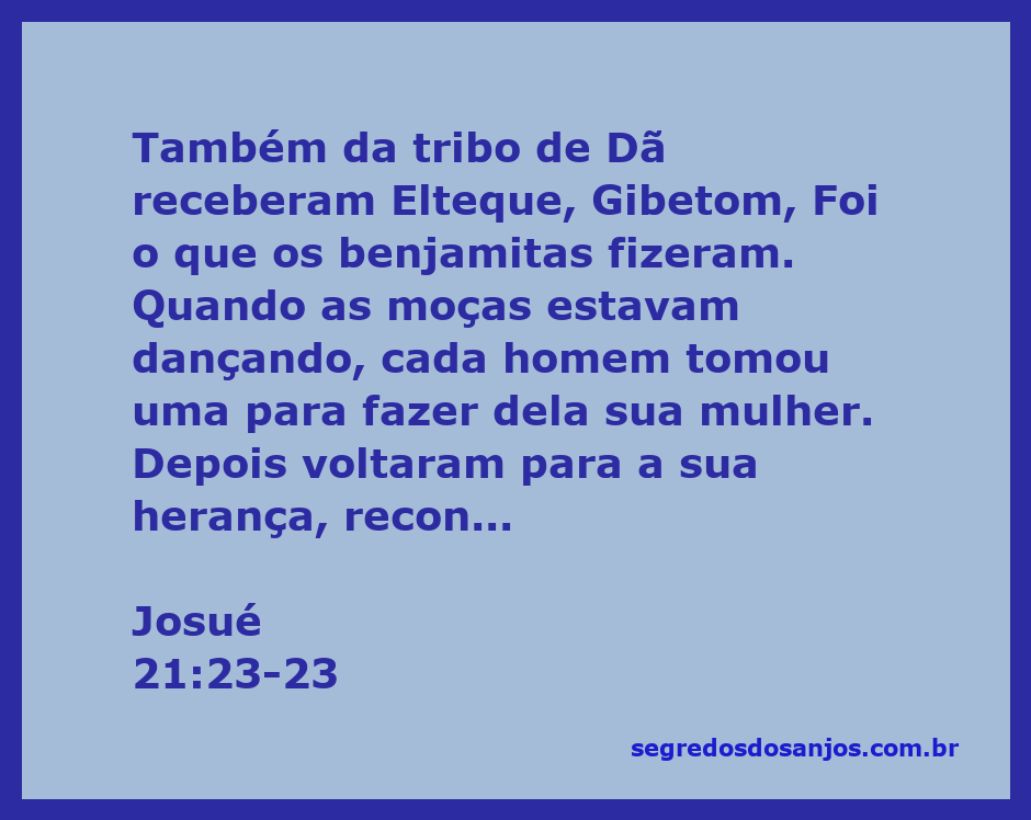 Ilustração de homens da tribo de Dã escolhendo esposas durante uma celebração, conforme descrito em Josué 21:23-23.