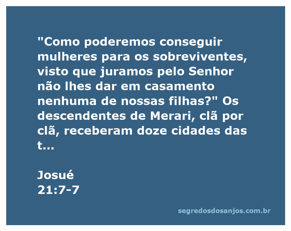 Imagem representativa da passagem bíblica Josué 21:7, destacando a distribuição das cidades entre os descendentes de Merari.