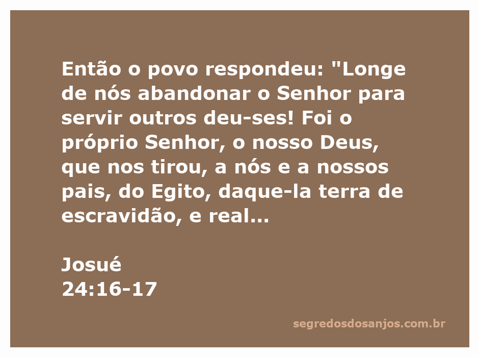 Josué 24 - A renovação da aliança do Senhor