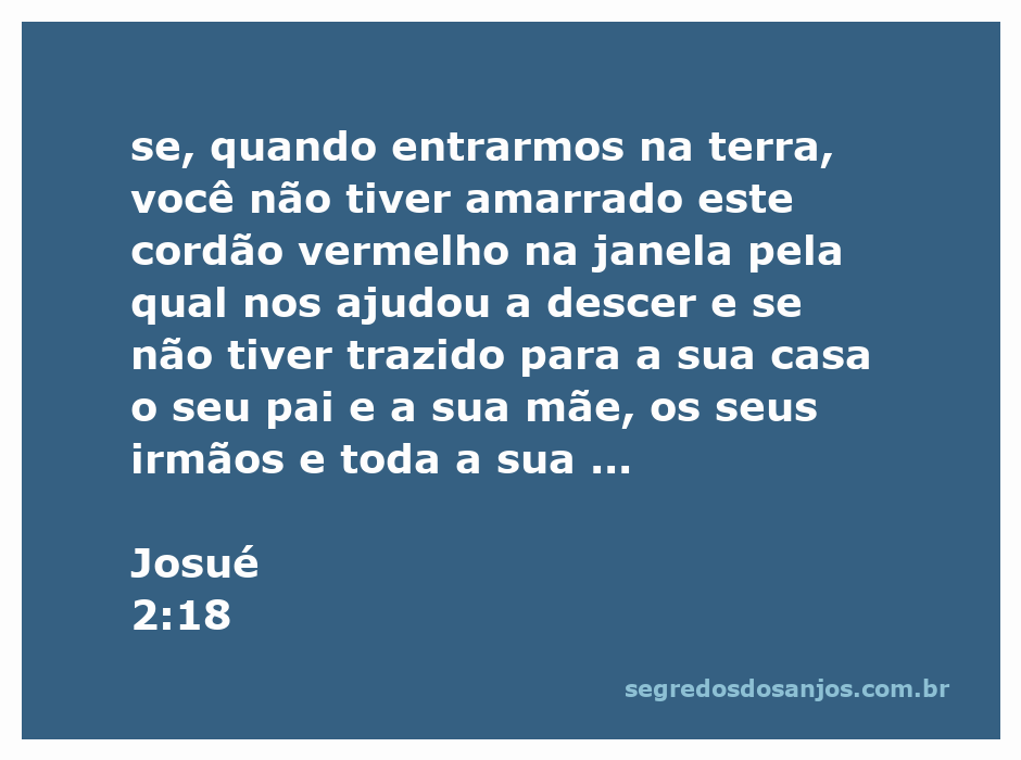 Cordão vermelho pendurado na janela, simbolizando a proteção da família de Raabe conforme descrito em Josué 2:18.