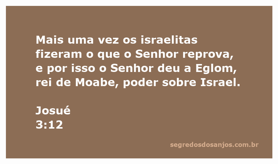 Doze israelitas escolhidos simbolizando as tribos de Israel conforme Josué 3:12.