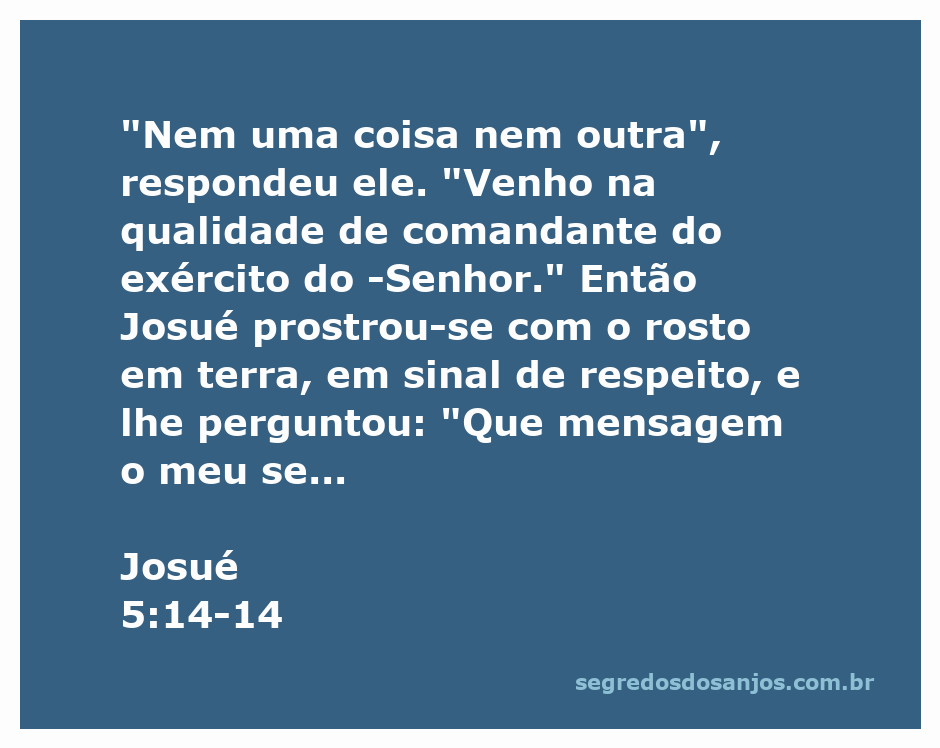 Josué se prostra diante do comandante do exército do Senhor, simbolizando respeito e busca por orientação.