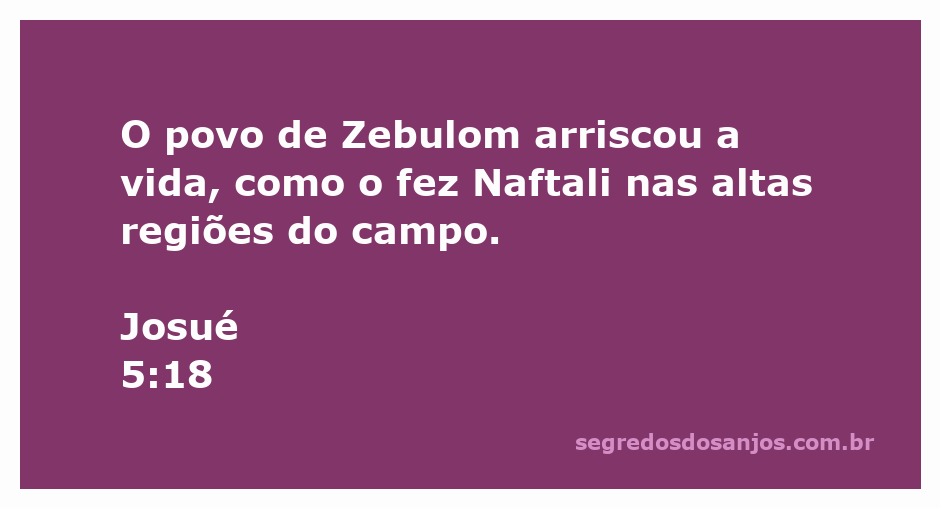 O povo de Zebulom e Naftali mostrando coragem nas montanhas.