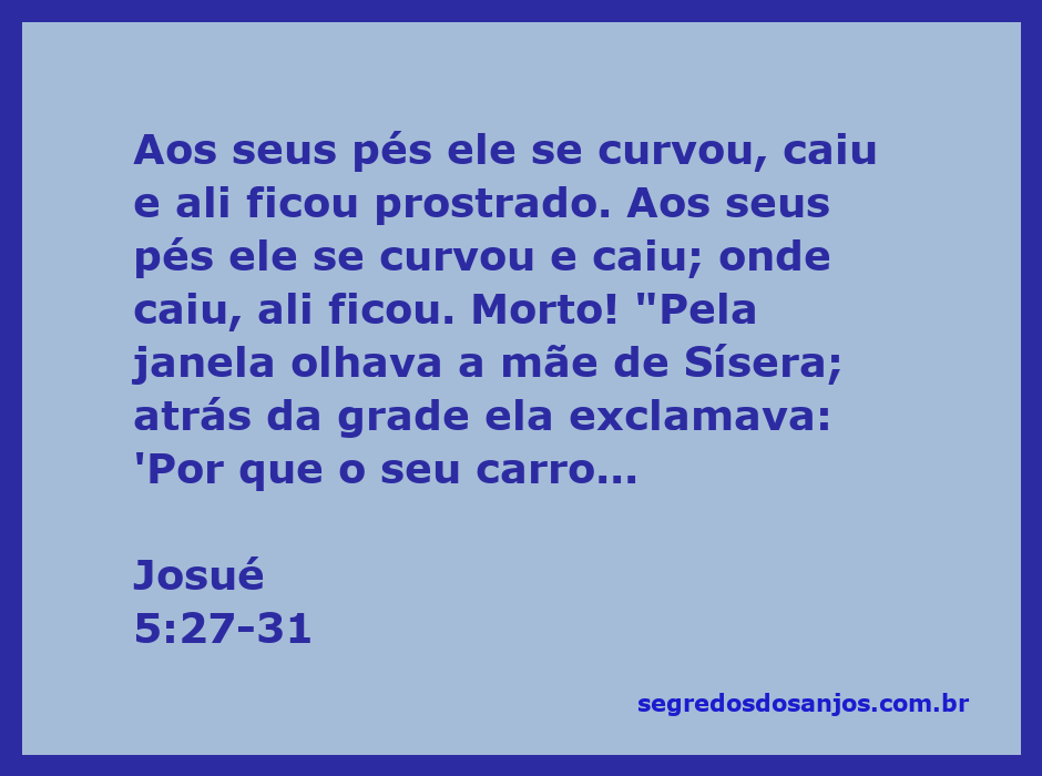 Imagem representativa da cena em que Sísera é derrotado e sua mãe aguarda ansiosamente por seu retorno.