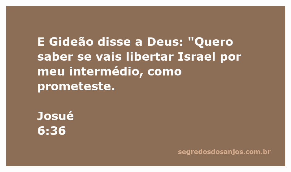 Ilustração de Gideão orando a Deus em busca de confirmação sobre a libertação de Israel.