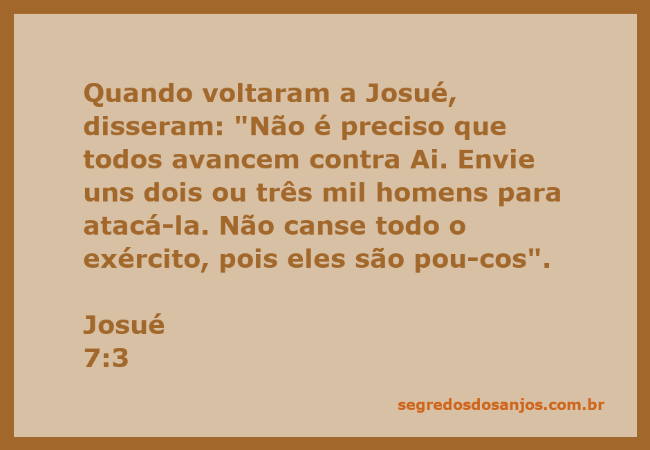 Um grupo de soldados israelitas no Monte Gileade, representando a passagem de Josué 7:3, onde os que estavam com medo puderam partir.