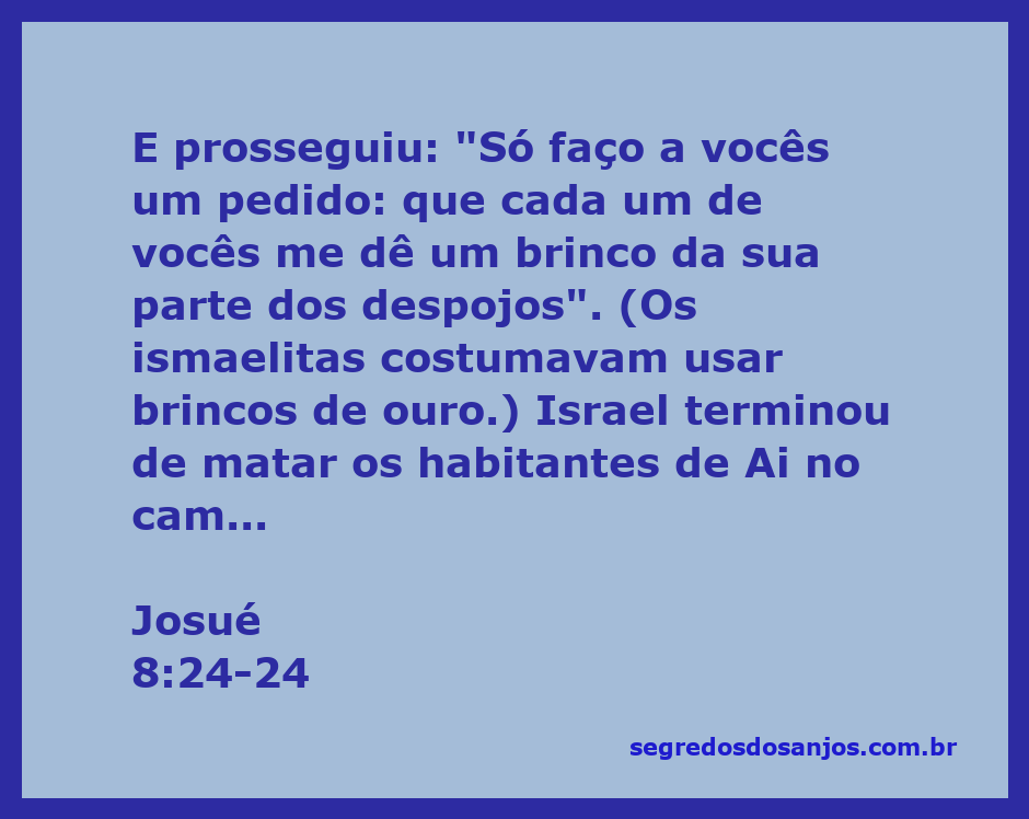 Ilustração da batalha de Ai, mostrando os israelitas recolhendo despojos após a vitória.