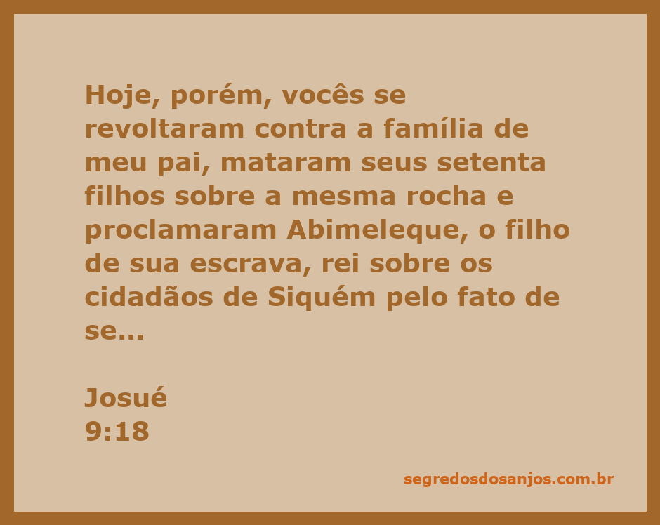 Ilustração de Josué 9:18, destacando o juramento feito pelos líderes da comunidade em nome do Senhor.