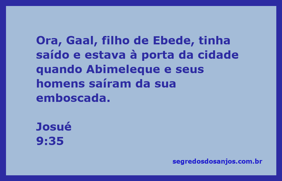Ilustração da cena em Josué 9:35, onde Gaal observa a porta da cidade enquanto Abimeleque e seus homens se preparam para atacar.