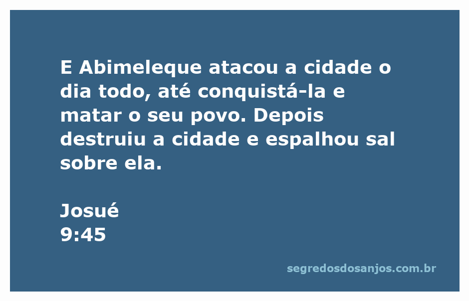 Representação da conquista de Abimeleque sobre uma cidade, simbolizando destruição e sal espalhado como símbolo de desolação.