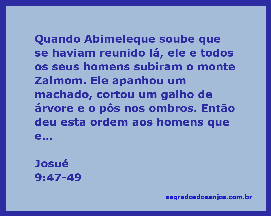 Abimeleque e seus homens cortando galhos para incendiar a fortaleza de Siquém.