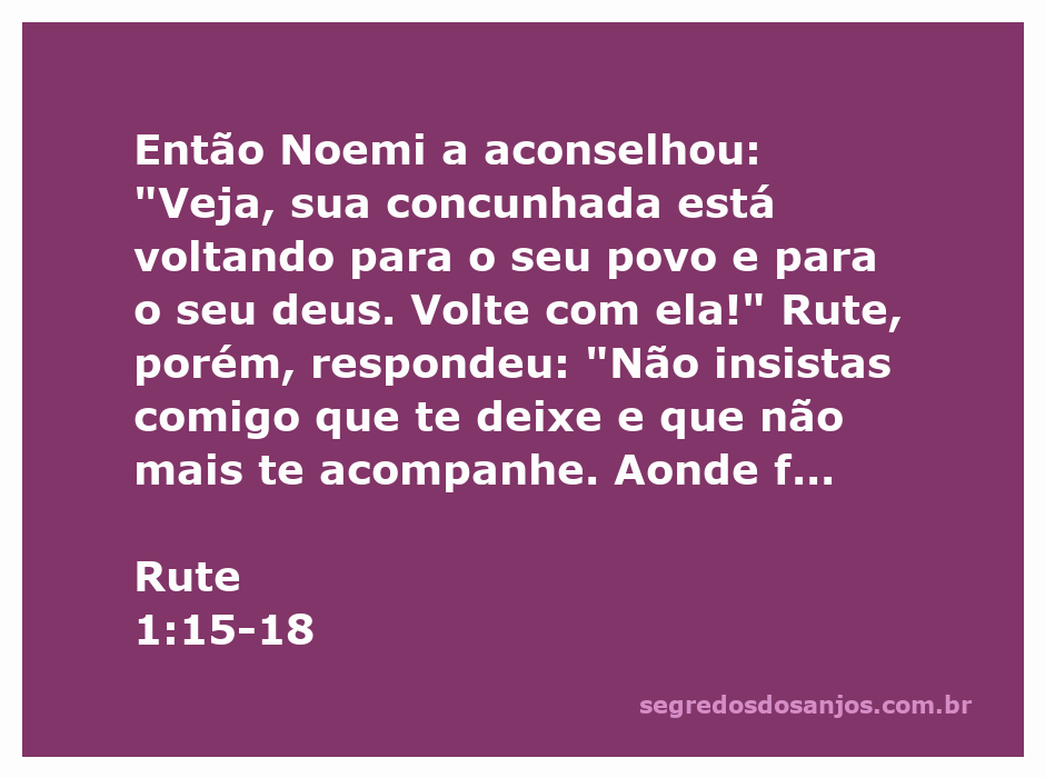 Rute e Noemi em um momento de despedida, simbolizando lealdade e amor familiar.