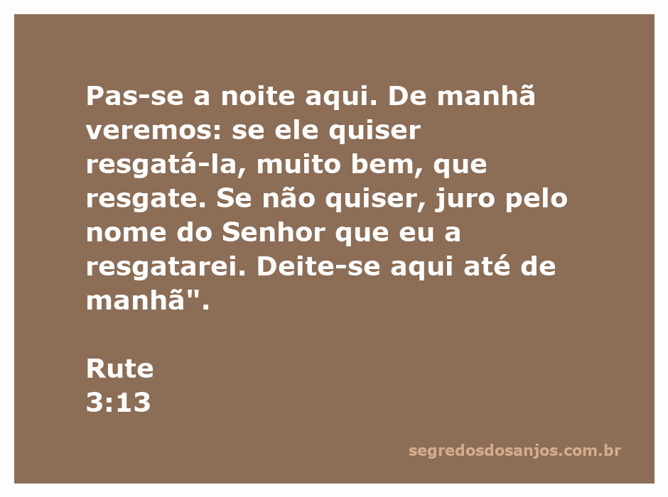 Uma representação visual de Rute deitando-se aos pés de Boaz, simbolizando o resgate e a proteção.