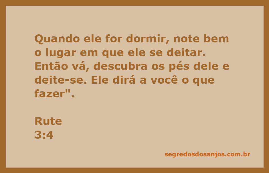 Rute se aproxima de Boaz enquanto ele dorme, seguindo as instruções de Noemi.