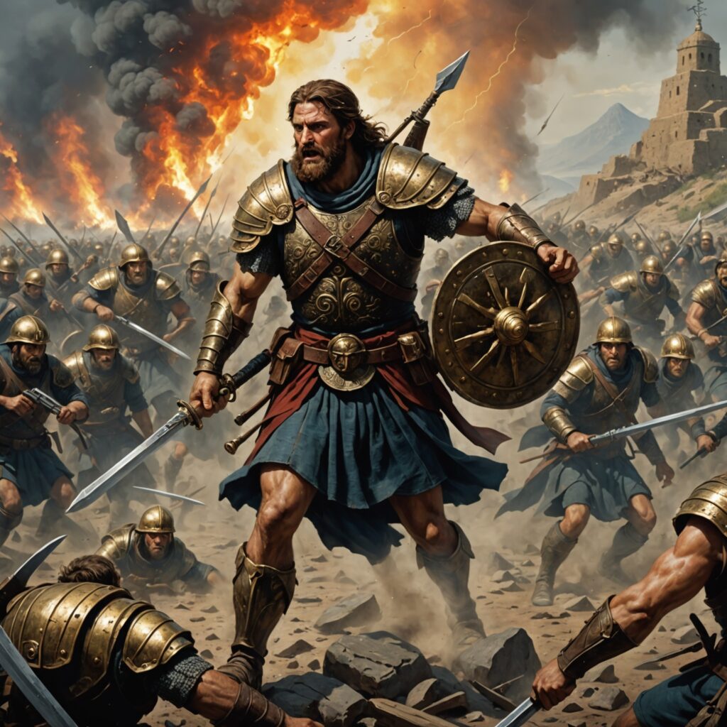 Guerra contra os amonitas - Conflitos, estratégias e vitória de Davi