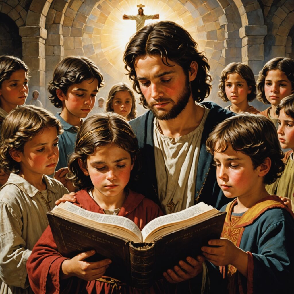 Vivendo como filhos de Deus - imagem relacionada ao capítulo da Bíblia