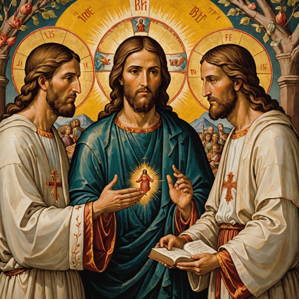 Imagem representativa do discernimento espiritual e do amor divino em 1 João 4