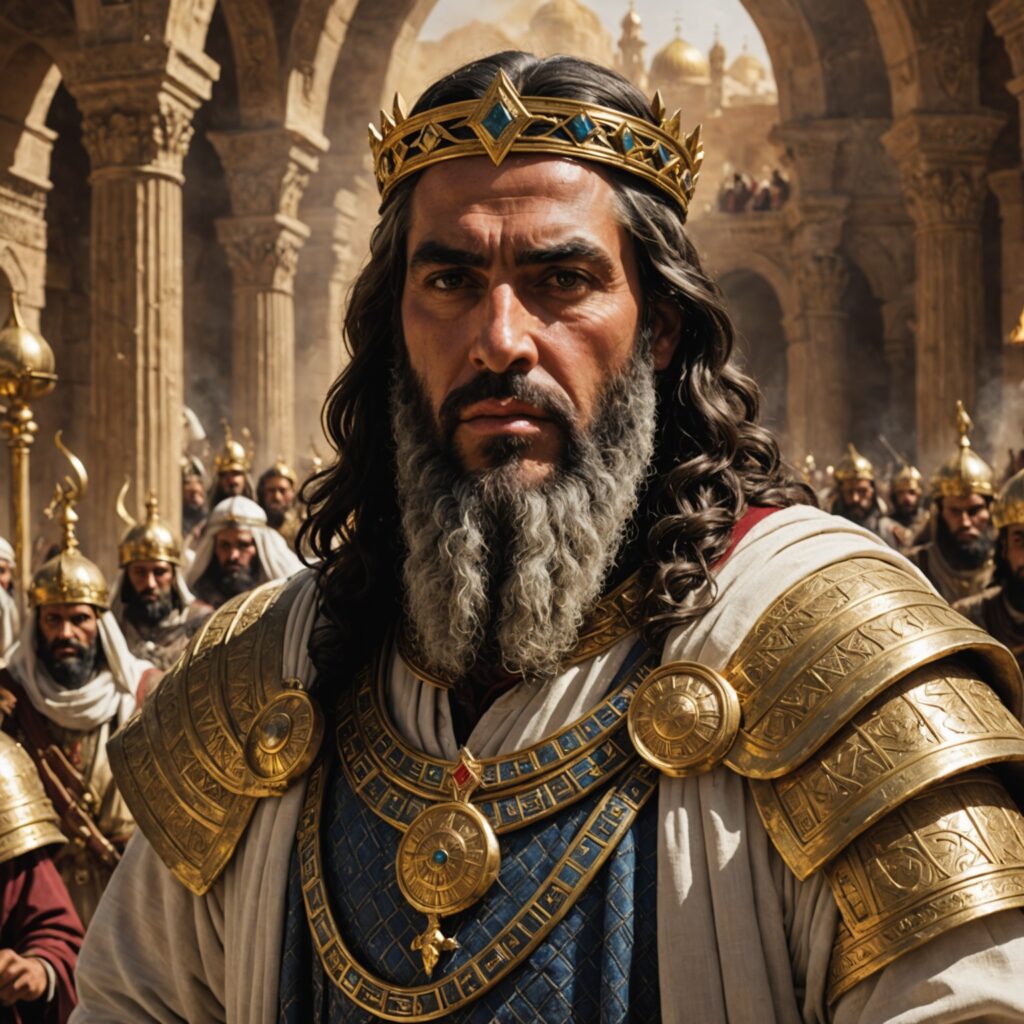 Profecia de Abias Contra Jeroboão - Imagem representativa da intervenção divina e castigo.