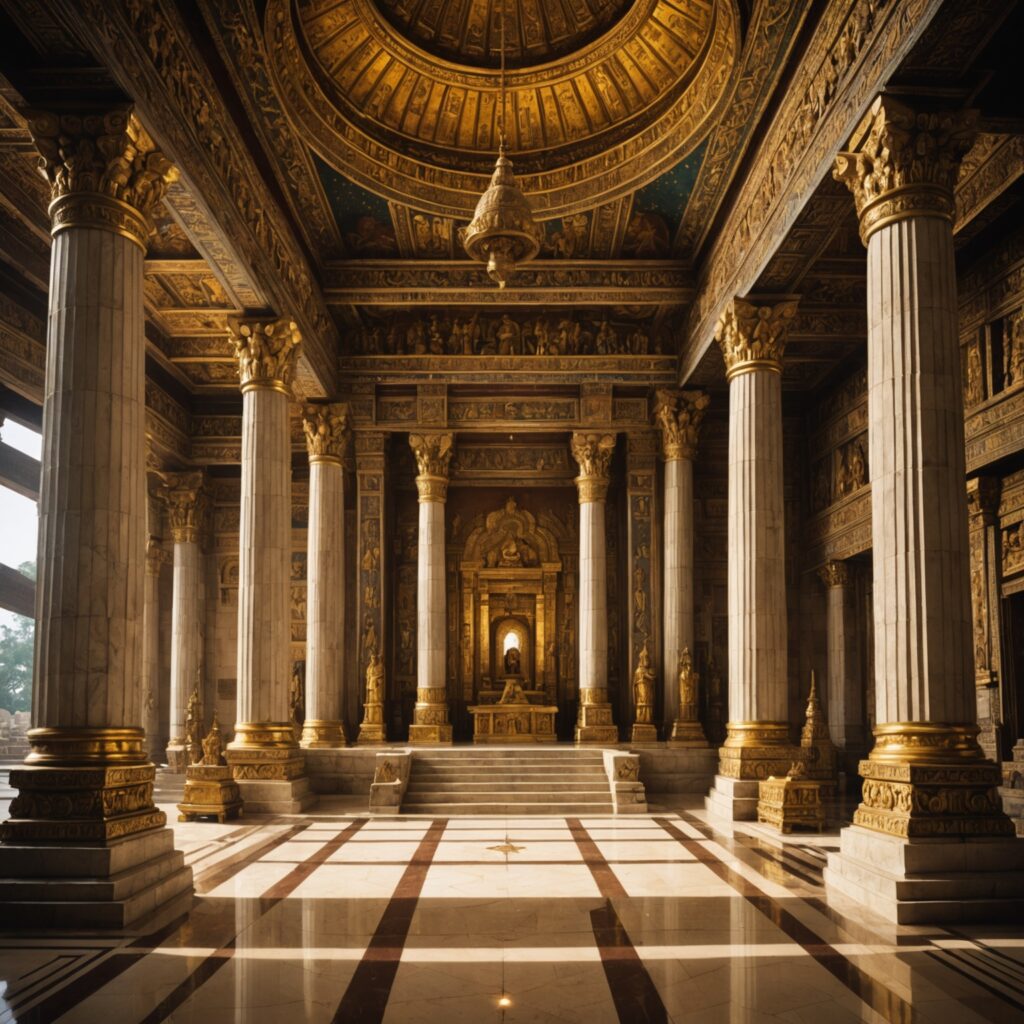 Imagem do Templo de Salomão - Obediência e Fé