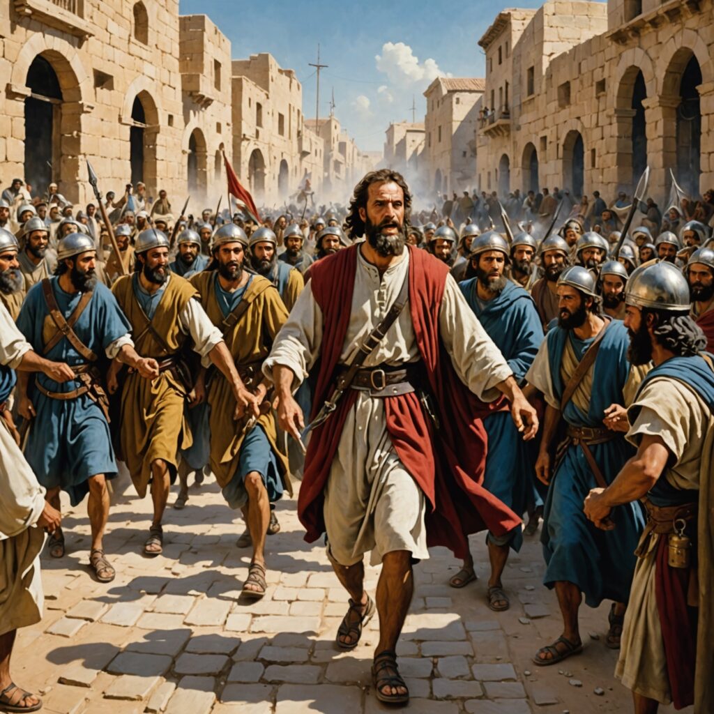 Saul salvando Jabes-Gileade e sendo proclamado rei em Gilgal