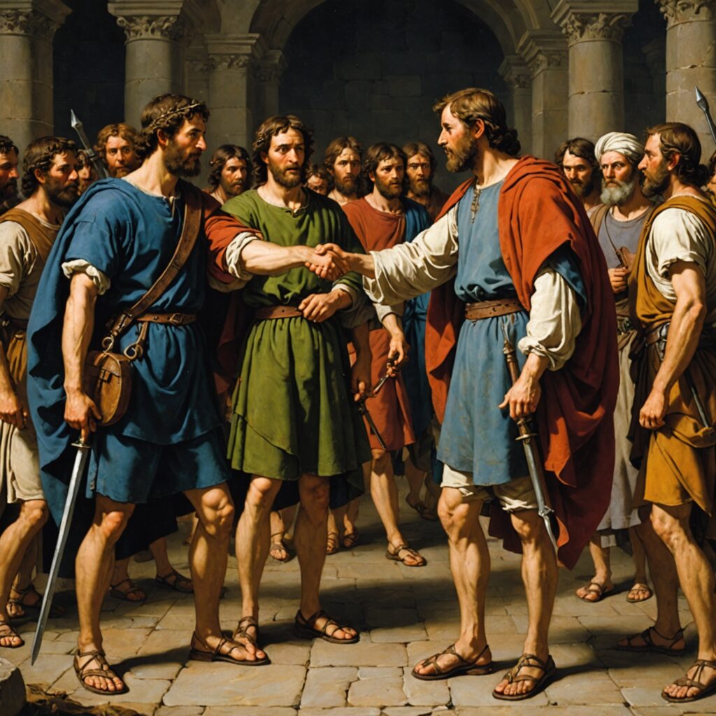 Saul tem ciúmes de Davi - Imagem relacionada ao capítulo da Bíblia