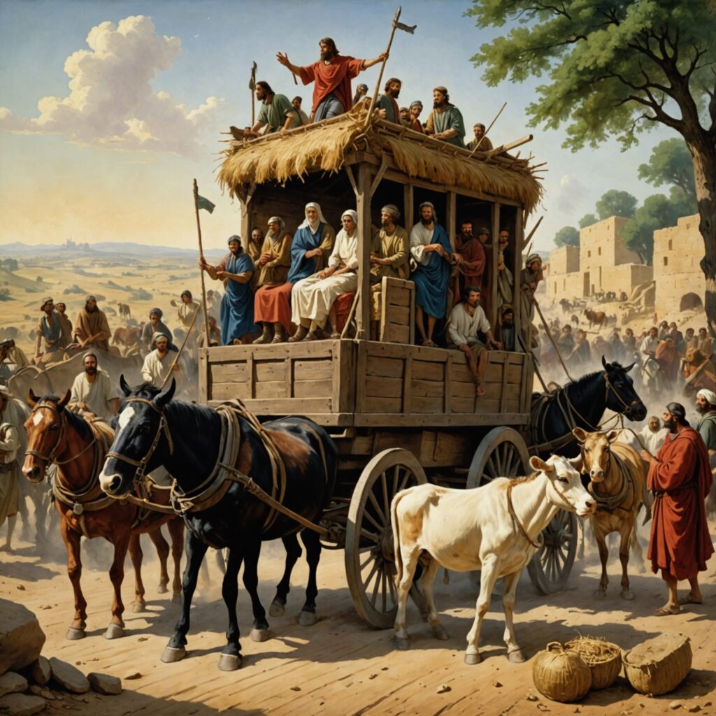 Arca do Senhor sendo devolvida a Israel