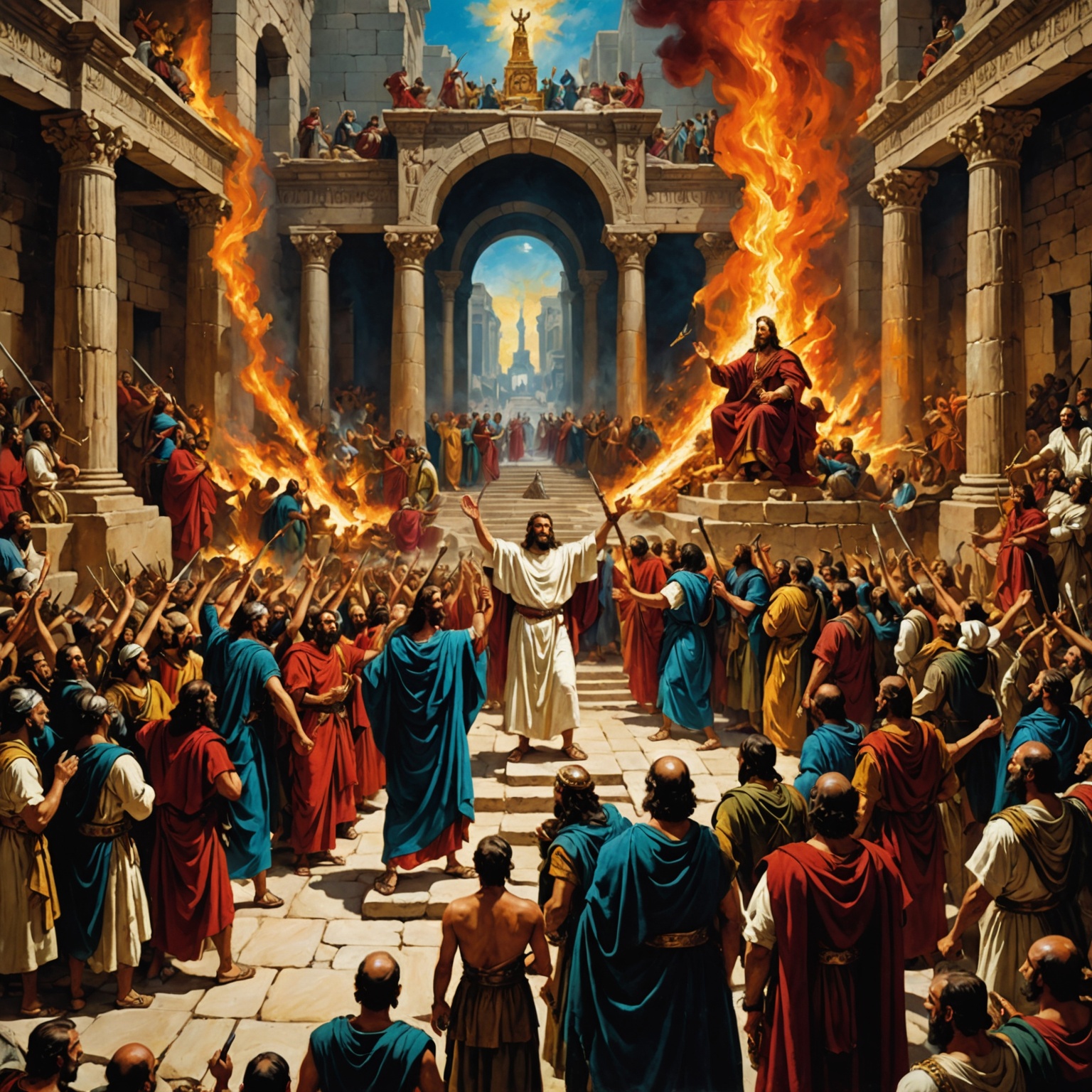 Coroação de Joás e Queda de Atalia - Imagem Ilustrativa