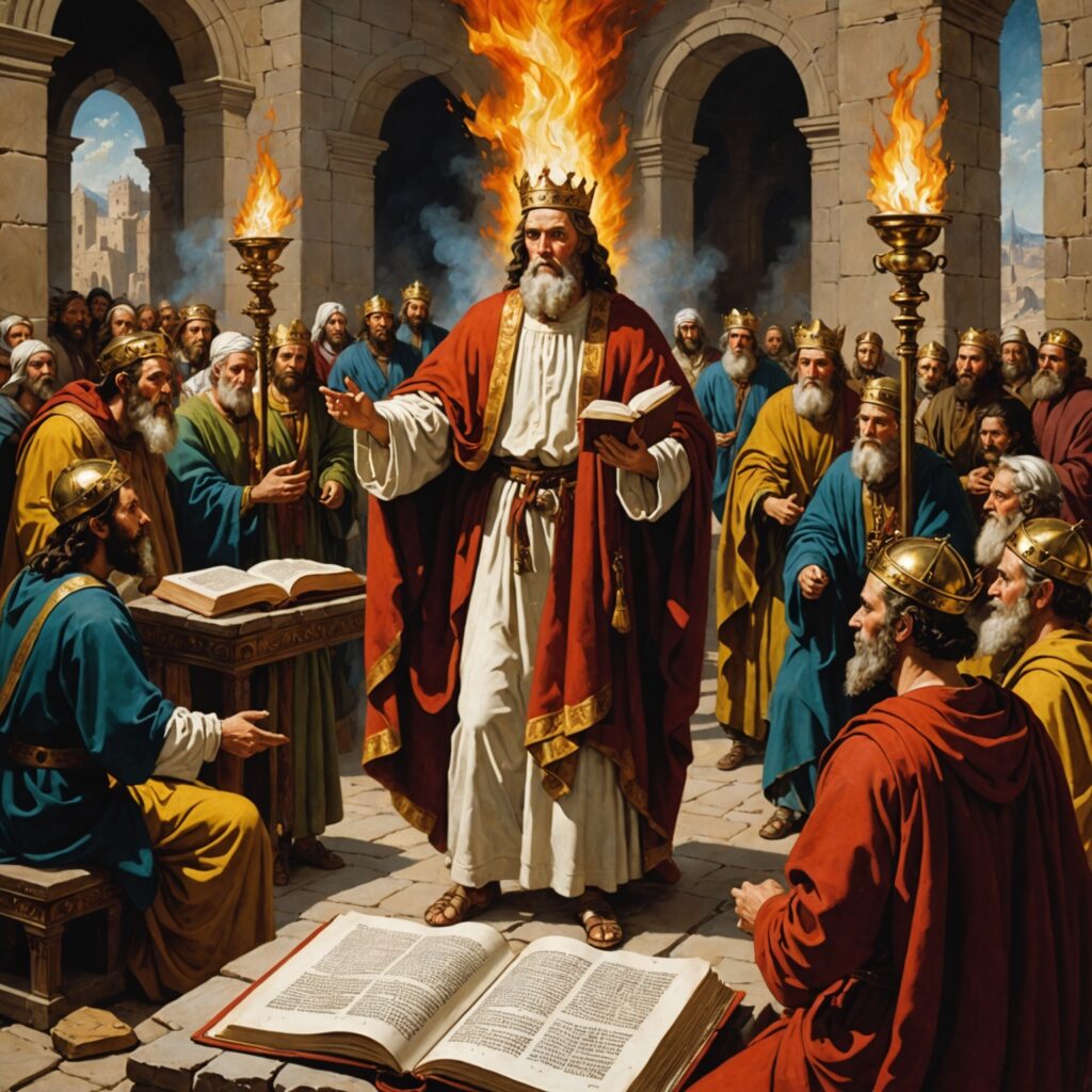 Renovação da aliança - Josias destruindo ídolos e celebrando a Páscoa