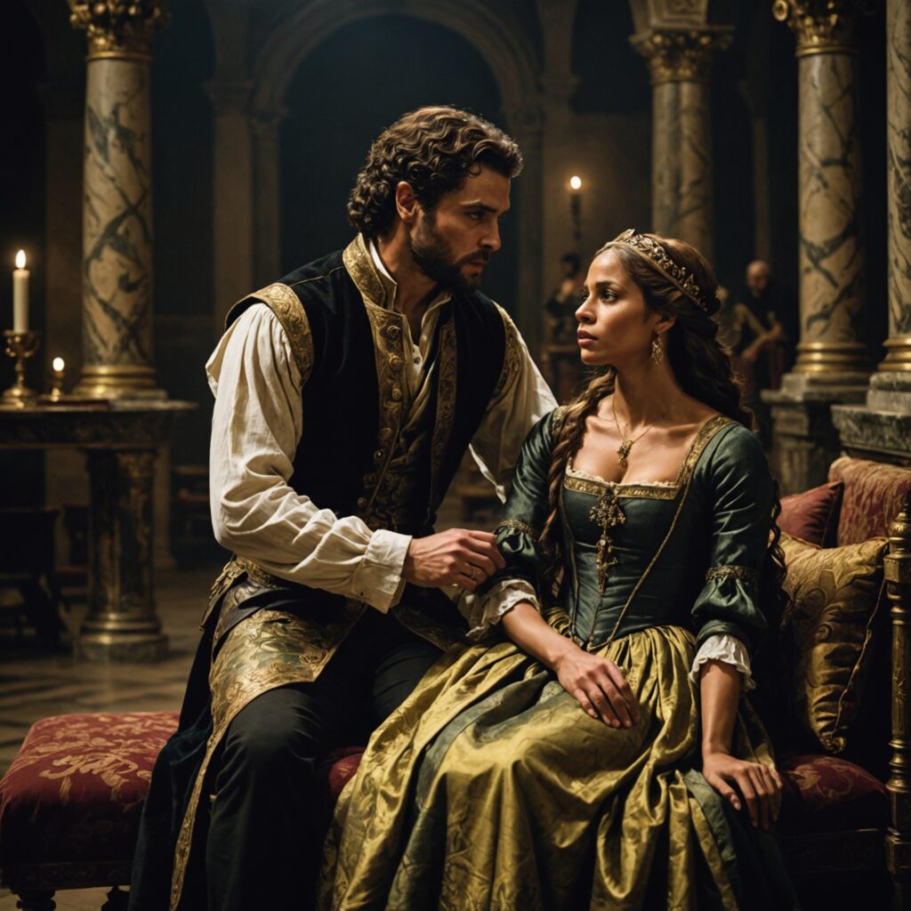 Imagem representando a história de Amnom e Tamar: luxúria, manipulação, violência e vingança.