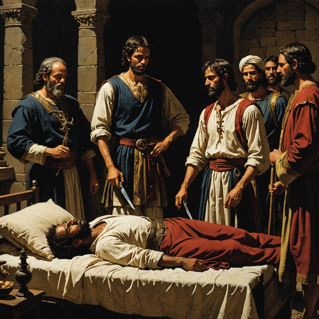 Assassinato de Isbosete - Imagem Simbólica