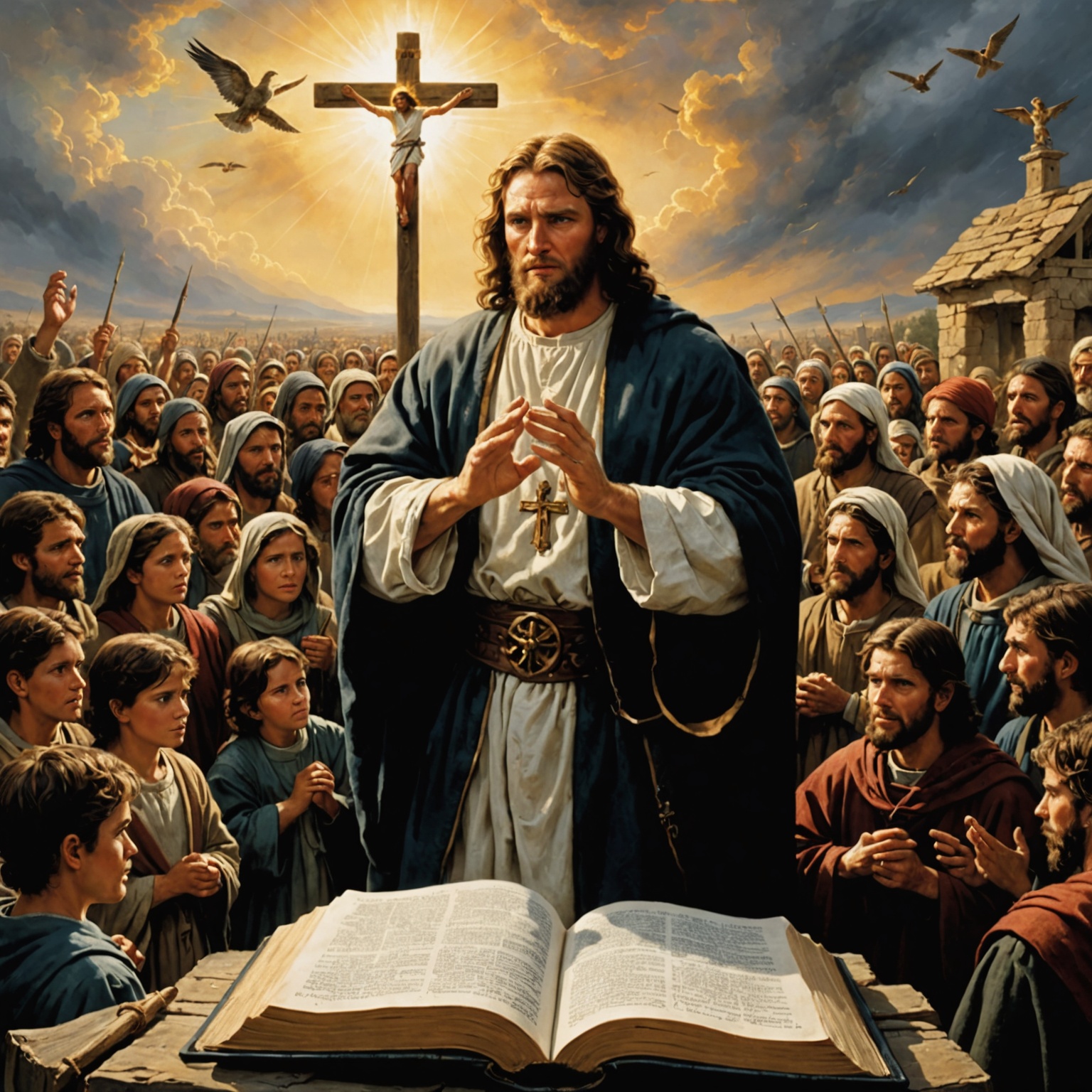 Imagem representando a perseverança na fé e a esperança na vinda do Senhor Jesus em meio às tribulações.