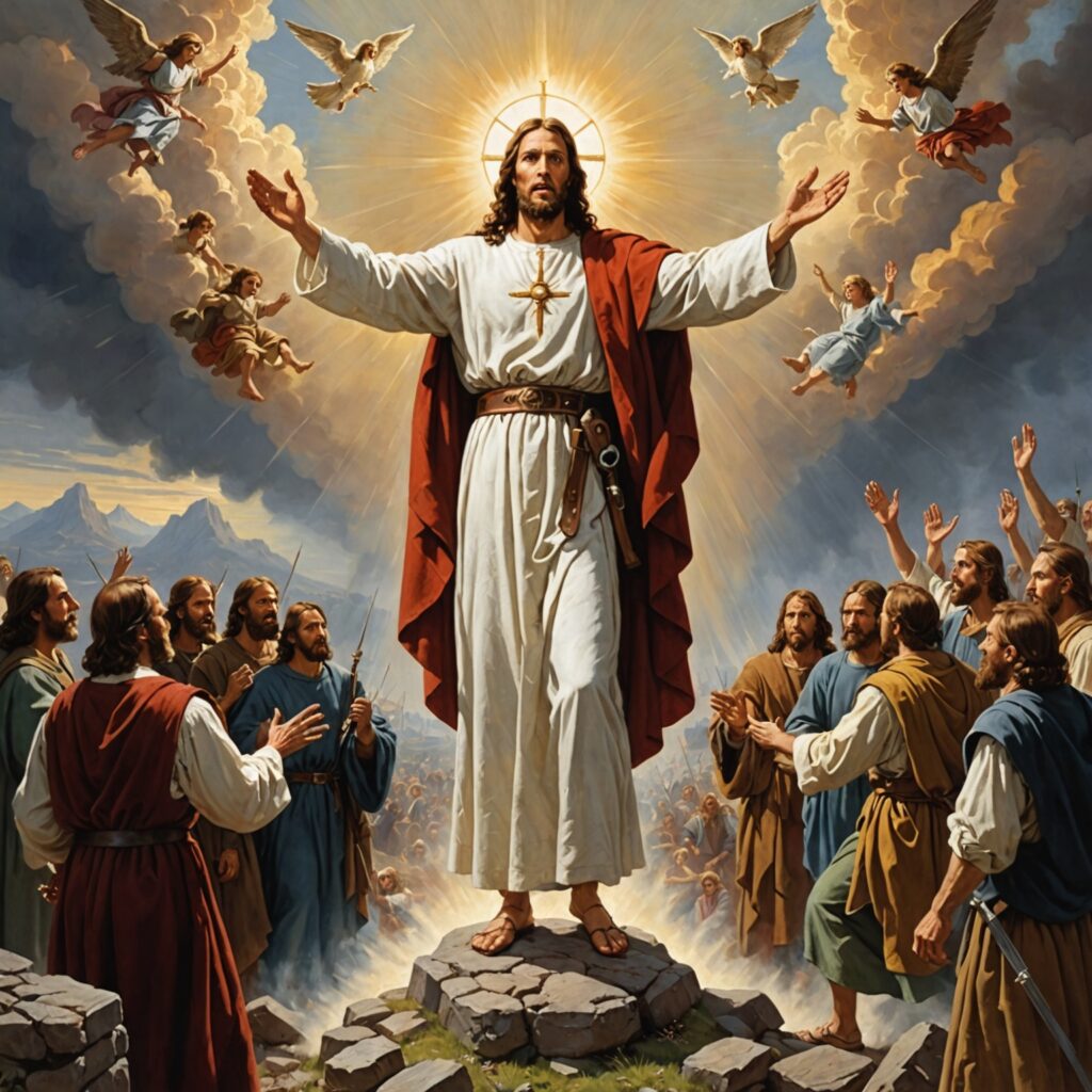 Imagem da Segunda Vinda de Cristo e Exortação à Firmeza na Fé