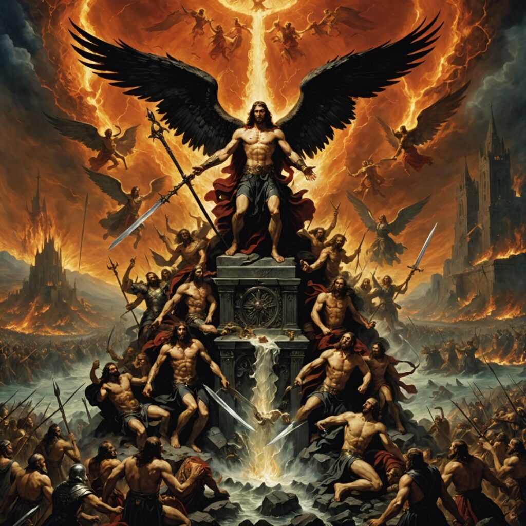 Imagem representativa do capítulo da Bíblia sobre os mil anos, o julgamento final e a condenação de Satanás