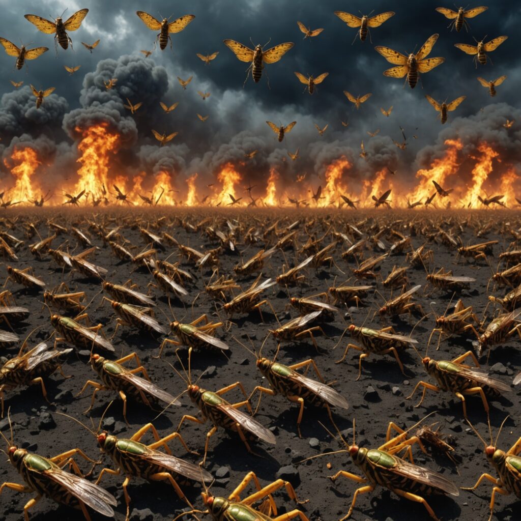 Imagem Apocalipse 9: Trombetas dos Quinto e Sexto Anjos