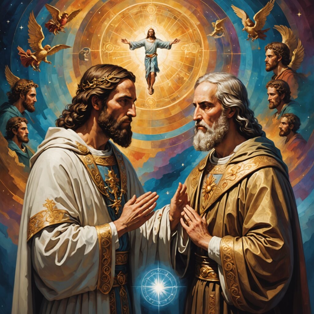 Encontro entre Cornélio e Pedro - Revelação Divina