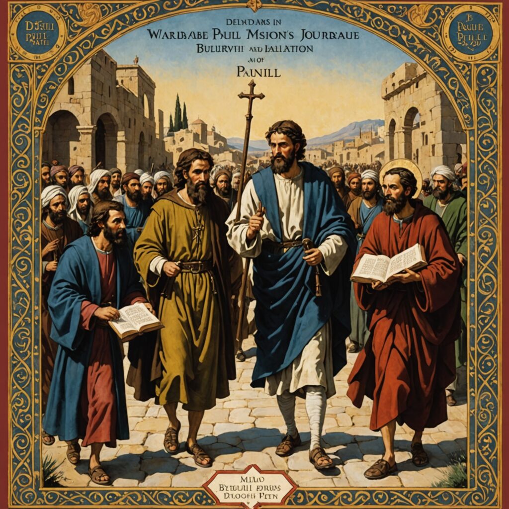 Barnabé e Paulo em Missão - Propagação da Palavra de Deus