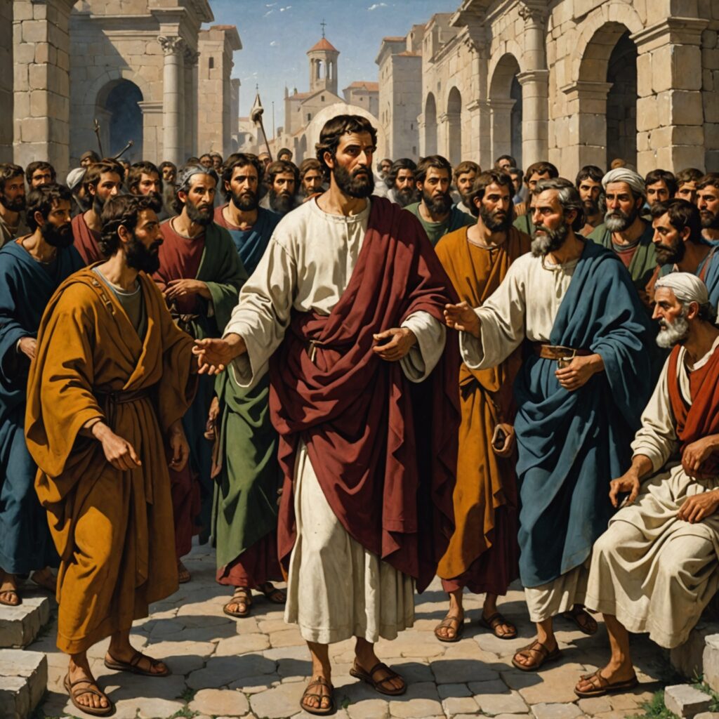 Paulo e Barnabé pregam as boas-novas em Icônio, Listra e Derbe