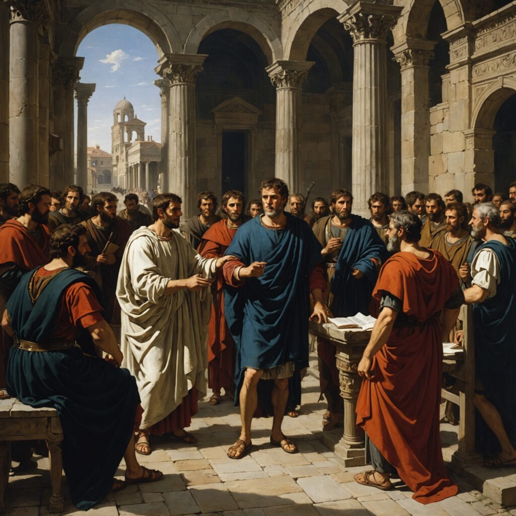 Julgamento de Paulo perante Festo e Agripa em Cesareia